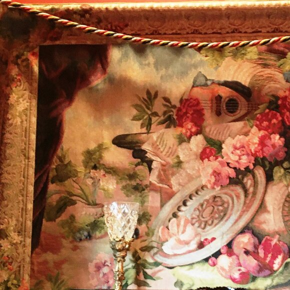 NWT GOBLYS "MANDOLIN" Still Life French Tapestry 76" x 55" made in France - Picture 8 of 8